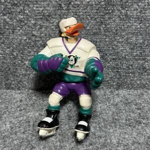 1997 Nosedive 6" Hockey Action Figure Disney Mighty Ducks Skating Figure Vintage